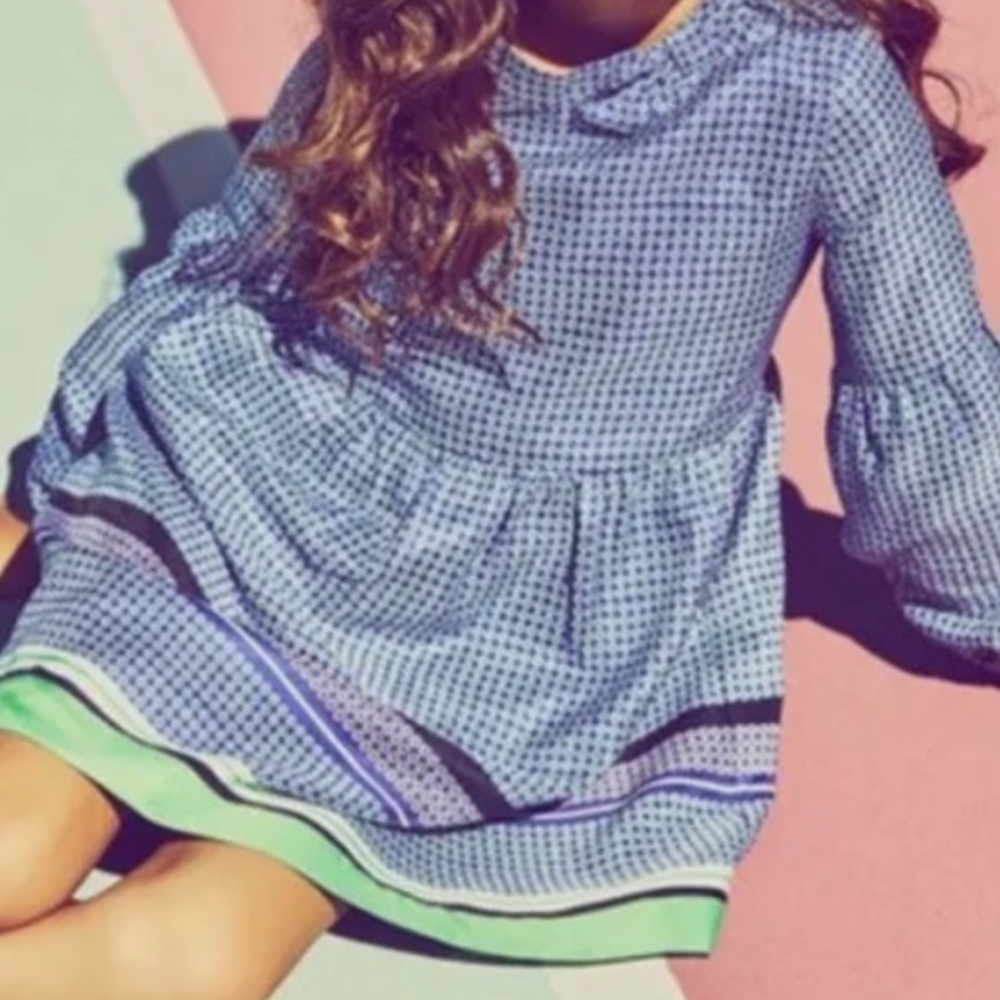 Janie and Jack Polka Dot Stripe Dress